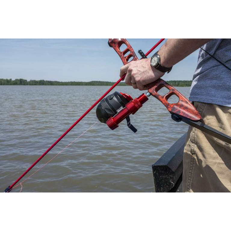 Cajun Bowfishing Fish Stick Pro Take-Down Bowfishing Bow with Spin Doctor  and Brush Fire Rest, Fishing Rod and Reel Combo 