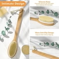 thumbnail image 3 of Exfoliating Body Scrubber Shower Brush with Long Handle, 3 of 5