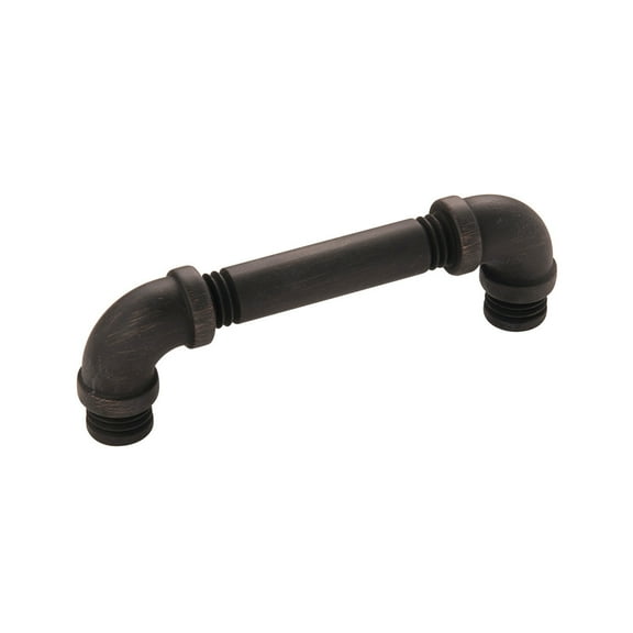 Hickory Hardware HH076011-VB 96 mm Center to Center Pipeline Collection Pull, Vintage Bronze