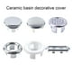 thumbnail image 5 of Toystoory Tapa Decorativa 4bags Con Agujero De Filtro - Funcionalidad Y Estilo De Lavabos Alta Adaptabilidad Y Amplia Aplicación Juegos de accesorios de baño Doble capa, 5 of 6