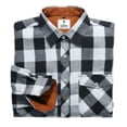 thumbnail image 4 of Geeksport Mens Shirts Button Down Regular Fit Long Sleeve Plaid Flannel Casual Shirts, 4 of 6