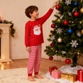 thumbnail image 3 of HYCLES Girls Christmas Pajamas Toddler Boy Kids Holiday Pajamas Set Santa PJS Size 2T-12Y Winter Sleepwear Children Clothes, 3 of 5