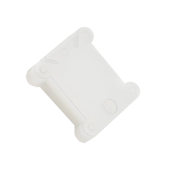Bearachild Tablero de bobinado, bobinas de hilo dental, carrete de cable multiusos de larga duración, simplemente usado, artesanía multicolor, Artesanía Transparente 10 piezas