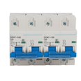 thumbnail image 1 of Disyuntor de enclavamiento con capacidad de corte de 10 KA, instalación en riel, miniinterruptor de transferencia manual de doble potencia, CA 450 V, 80 A, 1 of 14