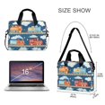 thumbnail image 3 of FORMRS 16" Laptop Sleeve Bag Carrying Case with Handle Travel Shoulder Briefcase, Blue Cute Train Pattern, 3 of 8