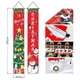 thumbnail image 2 of Pareado de Navidad Fiesta de porche de Navidad Decoraciones de pancartas navideñas Pareado de Navidad-30 * 180 cm, 2 of 2