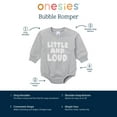 thumbnail image 6 of Onesies Brand 1Pk Sweatshirt Bubble Romper 0/3 Months - 12 Months, 6 of 6
