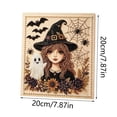 thumbnail image 2 of Halloween Ghost Pearl Art DIY Kit, Ghost Diamond Art Craft Kit with Crystal Pearl Beads, 3D Pearl Mosaic Craft Set, Beginner Friendly Handmade Canvas Art for Fall Home Decor(2-G), 2 of 6