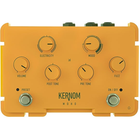 Kernom Moho Fuzz Effects Pedal Yellow