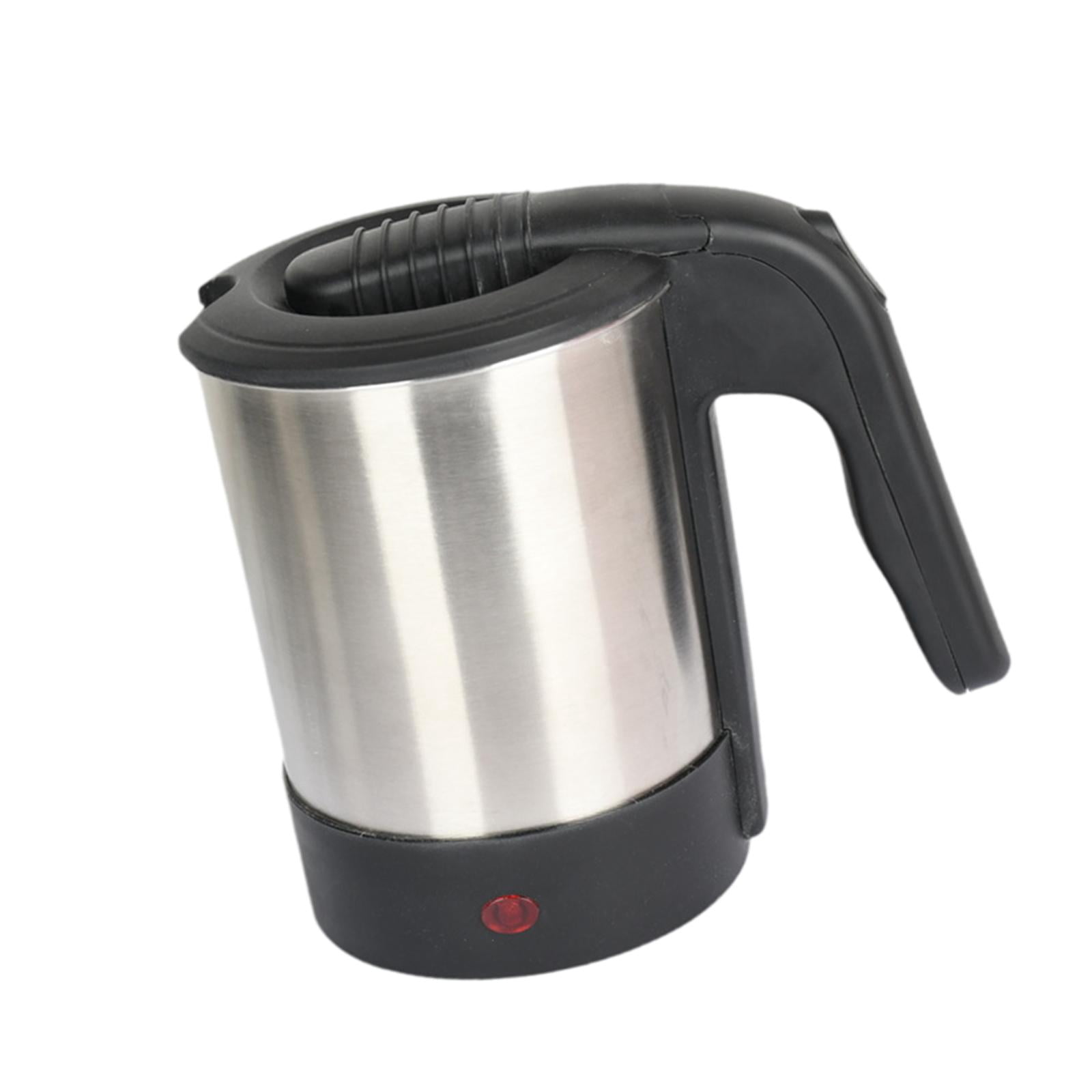 CoudarTitie Car Electric Travel Kettle Hot Water Pot Compact Stainless Steel Portable Warmer 24V 250W
