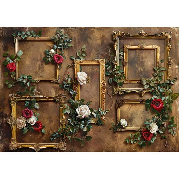 Allenjoy Vintage Classic Picture Frames Backdrop