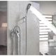 thumbnail image 2 of Single Lever Wall-Mounted Faucet for Hot and Cold Water in Chrome Finish, 2 of 5