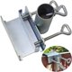 thumbnail image 2 of Soporte de abrazadera para sombrilla de jardín, clip de montaje de sombrilla de patio de metal para balcón, cerca de paisaje, parasol, soporte fijo, orificio de poste ajustable de 1.5 in, ancho máxim Namotu WMZL-2049, 2 of 7