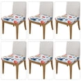 thumbnail image 2 of Vsdgher Watercolor Nautical Couch Cushion Covers, Non-Slip Sofa Seat Cushion Slipcovers, Soft Couch Covers（Don't include seat cushion）Six Piece, 2 of 7