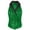 Green, variant on TTAO Womens Sequins Suit Vest Lapel Sleeveless Glitter Sparkly Dressy Waistcoat for Rave Dance Party Red L