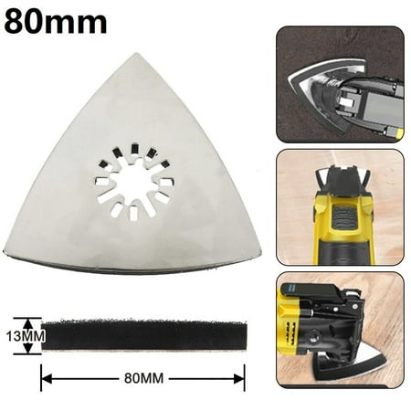 

80*80mm Triangular Sanding Pad Stainless Steel Polishing Disc Oscillating Tool