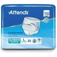 thumbnail image 4 of Attends Ultimate Absorbency Incontinence Underwear with Quick-Dry Channels, Large, 72 Count, 4 of 5