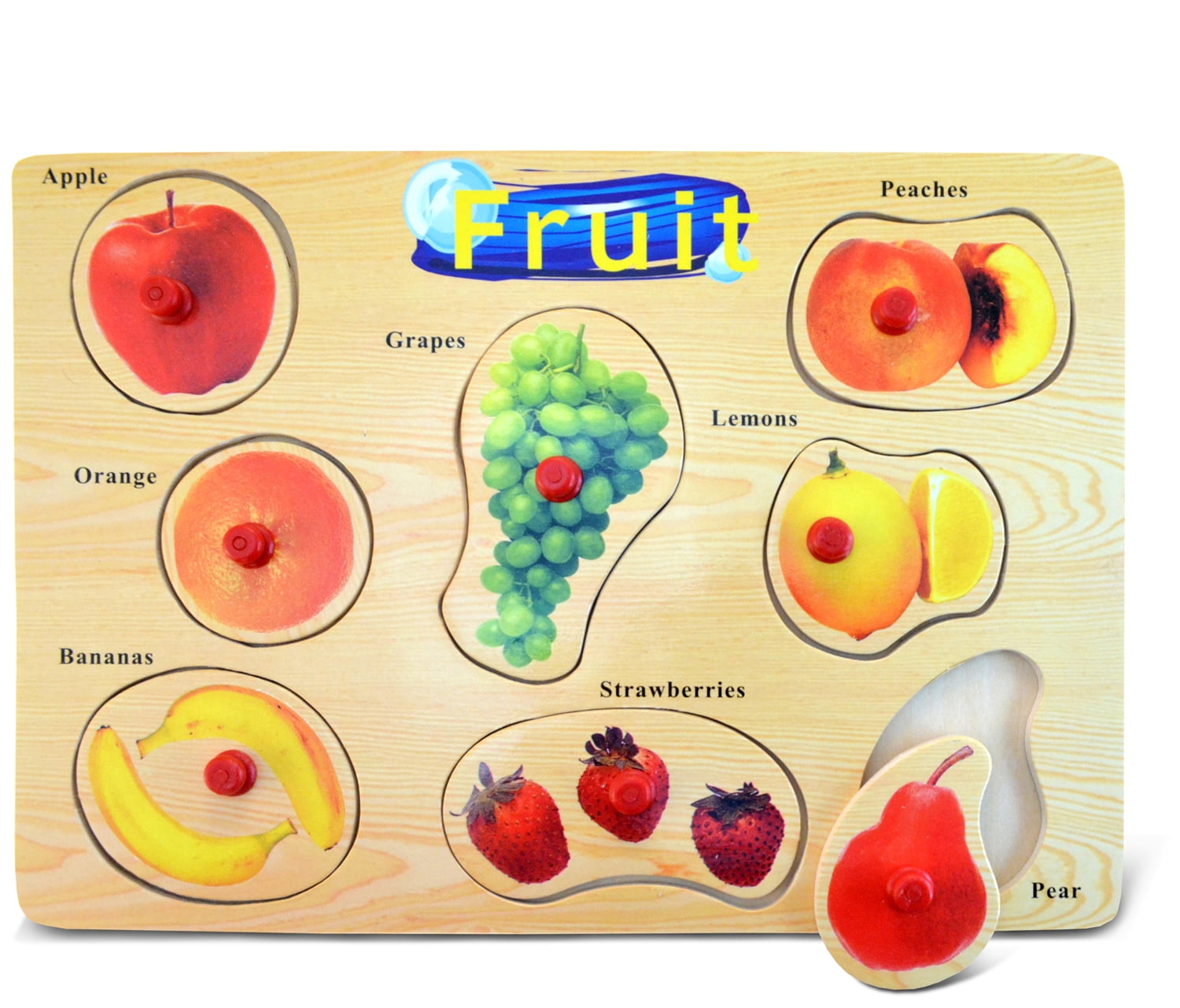 Peg Puzzle Large Fruit