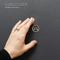 thumbnail image 3 of Shisuyan Wide Angle Vision Door Peephole Viewer Coffee 1Pcs 2.0X1.1X1.1In, 3 of 8