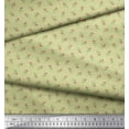 thumbnail image 2 of Soimoi Modal Satin Fabric Swirl,Triangle & Floral Artistic Printed Craft Fabric by The Yard 42 Inch Wide, 2 of 3