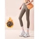 thumbnail image 2 of Pantalones de Yoga de terciopelo grueso para mujer, mallas ajustadas de cintura alta para otoño/invierno, mallas profesionales grandes para correr y Fitness, color melocotón, 2024, 2 of 6