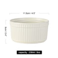 thumbnail image 3 of Ramekins 8 Oz Oven Safe, Creme Brulee Ramekins, Souffle Cups, Souffle Dishes For Oven-White-Set of 4, 3 of 6
