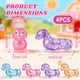 thumbnail image 2 of Juguete antiestrés de 4 piezas perro salchicha squishy Oyeftp, 2 of 7