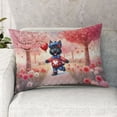 thumbnail image 2 of Happy Valentine’s Day Adorable Scottish Terrier Puppy Holding Heart Balloon Quilt Pillowcase Scottie Dog Lover Gifts Throw Pillow Cover Bed Home Decor - 00030, 2 of 5