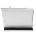 thumbnail image 5 of KAKOWELY menu Plastic Menu Folder With Stand For Restaurant Rack Table Holders Menu Sleeves Desktop Celebration Stand Transparent Desktop Display Advertising Rack, 5 of 5