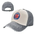 thumbnail image 2 of Buffalo_Bills Vintage Washed Distressed Baseball Cap Popular Team Hat Adjustable Dad Trucker Golf Hat for Men Women for Sport Outdoor Activities, 2 of 5