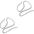 thumbnail image 2 of LNGOOR 2pcs 57inch Archery 12 Strand Bow String Bowstring for Recurve Long Bow Hunting (Black), 2 of 7