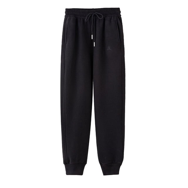 Pantalones a prueba de viento para mujer, otoño e invierno, paquete de pies engrosados, pantalones casuales, pantalones deportivos sueltos para exteriores, pantalones deportivos de terciopelo Harun