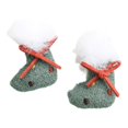thumbnail image 2 of Qjidjing 2Pcs Christmas Stocking Hanging Ornaments, Xmas Pendant Accessories, for Christmas Tree, Home Wall, Holiday Party Decor, 2 of 7