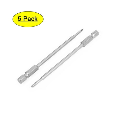 

100mm Long PH0 Magnetic 2.0mm Head Screwdriver Bits 5pcs