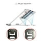 thumbnail image 2 of Inteprter Soporte de computadora portátil Soporte conveniente ajustable Base de enfriamiento antideslizante Soporte de elevación Escritorio de oficina Electrónica Gris, 2 of 6