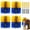 Blue and yellow (pack of 4), variant on Danolapsi 2Pcs Livestock Scratch Brushes, Horse Scratcher Full Massage Grooming Brush Kit, Cow Brush Relieve Itching On The Back of Livestock for Horse Cow Cattle Sheep Pig Goat