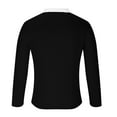 thumbnail image 5 of UVEASISHA Men's Golf Shirts Quarter Zip Raglan Long Sleeve Polo Shirts Slim Fit Stretch Casual Business Work Shirt Stylish Outdoor Collared T-Shirt Prime Sales of The Day,Black,4XL, 5 of 6