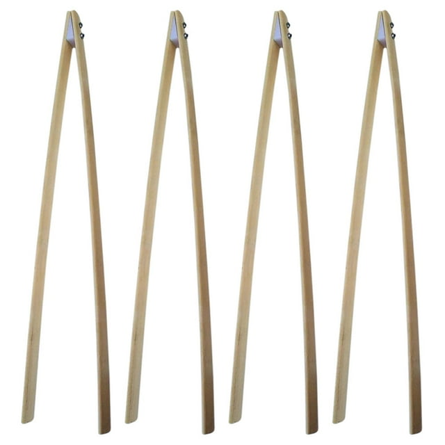 SHISUYAN 4Pcs Outdoor Litter Picker Rubbish Picker Bamboo Garbage Picker Handheld Rubbish Pick Up Tool