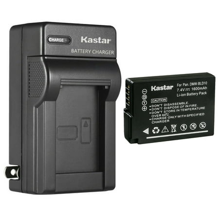Kastar 1-Pack Battery and AC Wall Charger Replacement for Panasonic DMW-BLD10 DMW-BLD10E DMW-BLD10PP Battery DE-A93 DE-A93B DE-A94 DE-A94B Charger Panasonic DMC-GX1 DMC-G3 DMC-GF2 Cameras