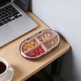 thumbnail image 4 of Brown Pill Organizer 4 Grid Mini Weekly Moisture Proof Portable Travel Container With Removable Individual Containers 3.1X2.0X1.2 Inches, 4 of 7
