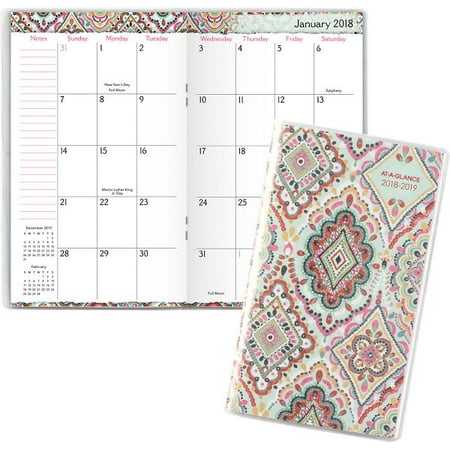 at a glance marrakesh 2 year monthly pocket planner pocket