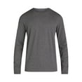 thumbnail image 5 of George Men's & Big Men's Relaxed Fit Cotton Crewneck T-Shirt with Long Sleeves, Size XS-3XL, 5 of 5