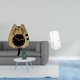 thumbnail image 2 of Reloj de pared,Reloj de pared decorativo con forma de gato para sala de estar silenciosa,Reloj de pared de madera,decoración moderna,Soportes para peceras,Accesorios para acuario con, 2 of 8