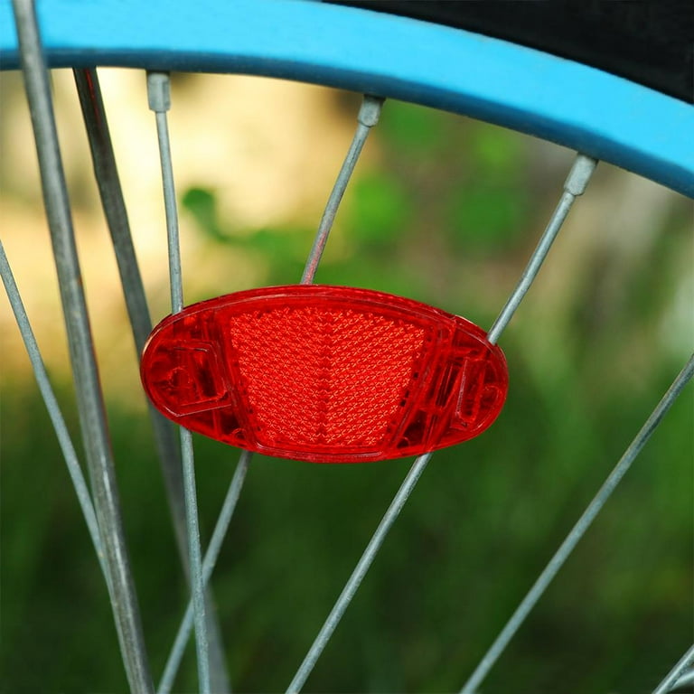 Red spoke reflectors hotsell