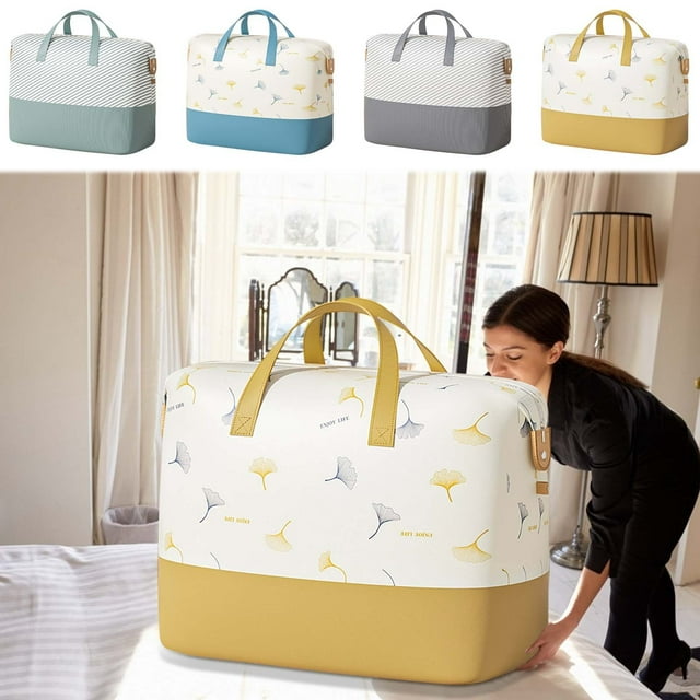 Offres Prime! Gspmoly Sac de Rangement pour Vêtements Divisé en Compartiments Sac de Rangement pour Vêtements Grande Capacité Sac de Rangement pour Garde-Robe Tri des Vêtements Offres Prime