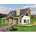 thumbnail image 2 of 001-3235: Northwest 2 Bed, 2 Bath Luxury Home Plan, 1500 Sq Ft: Full Blueprints with License to Build by Home Plan Marketplace - Lesuto, 2 of 6