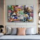 thumbnail image 2 of Pinturas en lienzo de Arte de Graffiti de Mickey Mouse de Disney en la pared, carteles e impresiones, Pato Donald, imagen de arte callejero abstracto, Cuadros, 2 of 3