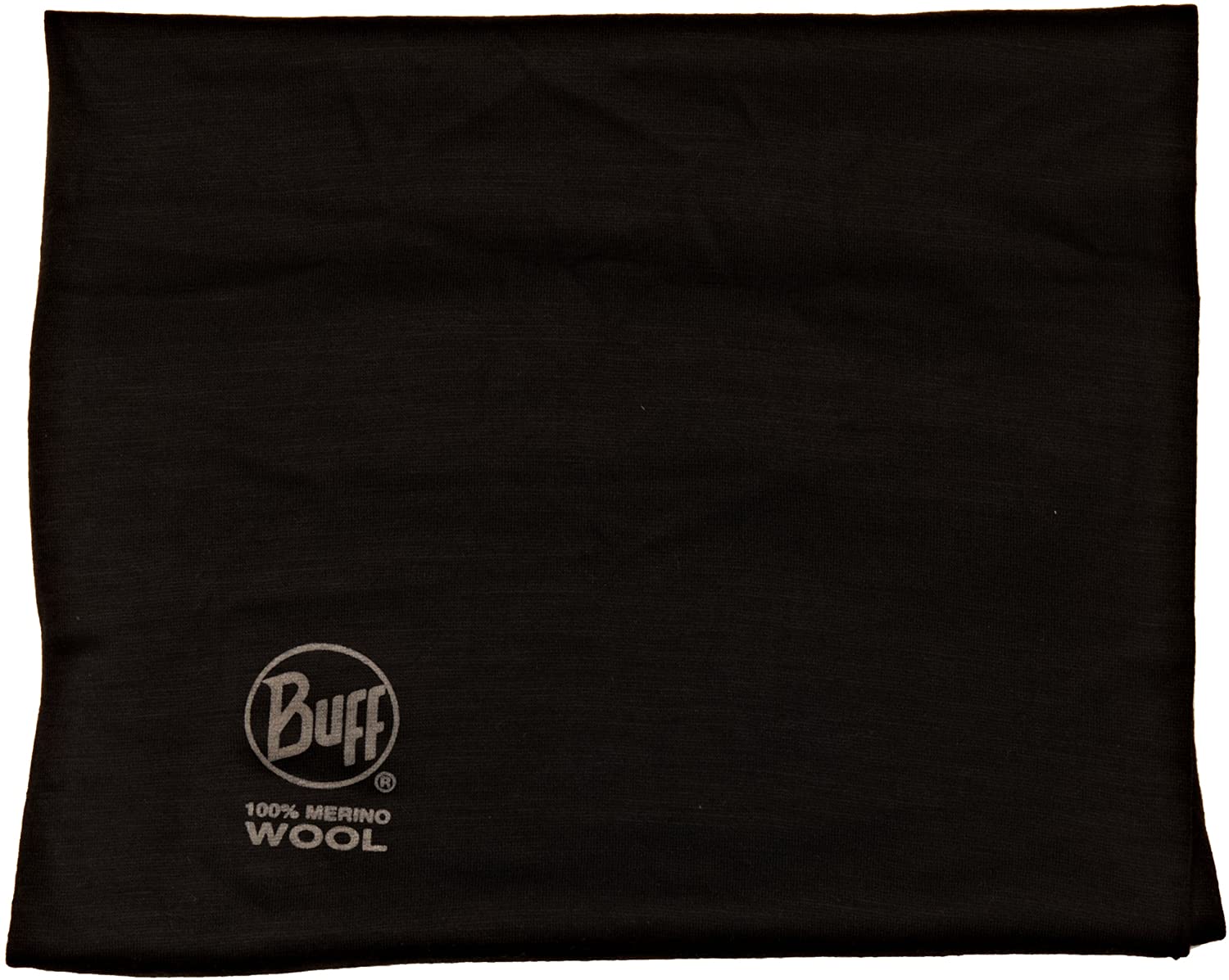 Buff Lightweight Merino Wool Neckwear Solid Black - Walmart.com