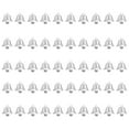 thumbnail image 1 of Unique Bargains Mini Jingle Bells 0.9' Metal Hanging Bells Silver 50Pack, 1 of 5
