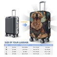 thumbnail image 6 of Balery Luggage Cover Tree Meditating Golden Retriever Print Suitcase Covers for Luggage Elastic Washable Suitcase Protector Fits 18-32 Inch Luggage-Small, 6 of 9
